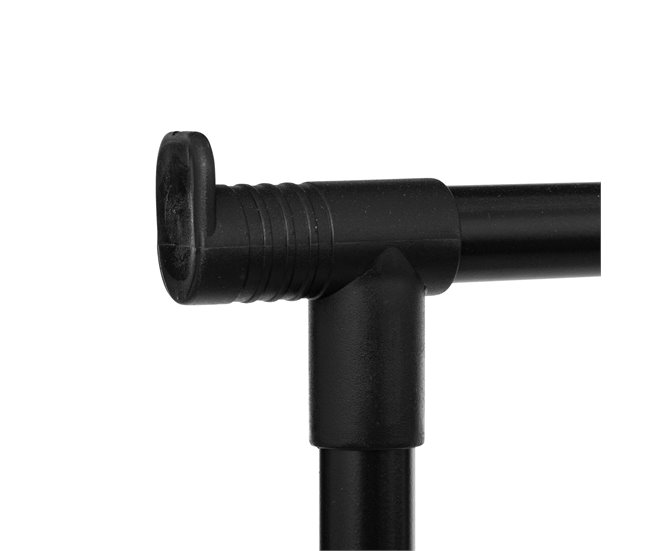 Cabide duplo extensível Preto / Cinza