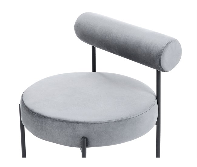 Beliani Poltrona ALPHA Cinza