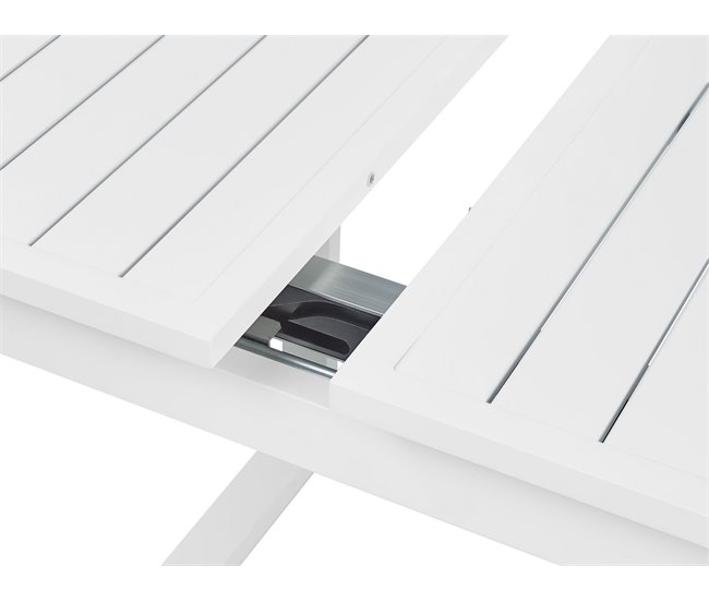 Beliani Conjunto de refeição VALCANETTO/COSOLETO Branco/ Bege