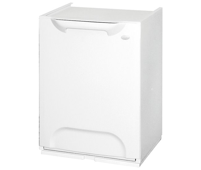 WELL HOME Lixeira de polipropileno cinza, tanque de 20L Branco