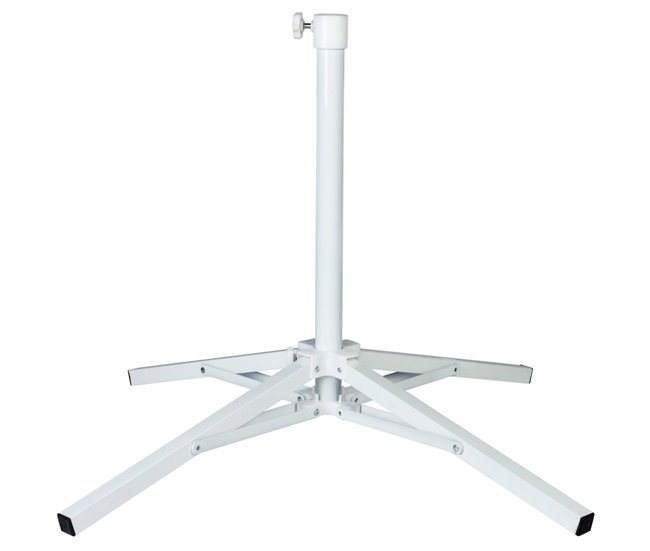 Suporte para guarda-sol 4 pernas d25/32 mm Aktive Garden Branco