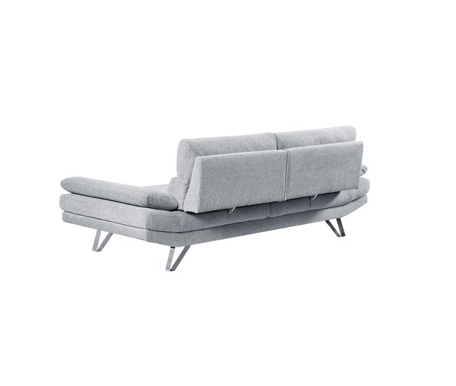 Sofá de 3 lugares MARTIN cinzento claro Cinza Claro