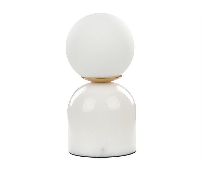 Beliani Candeeiro de mesa KIWI Branco