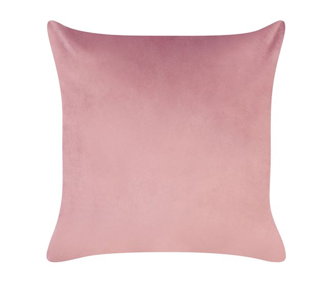 Beliani Almofada decorativa CARANDAY Rosa