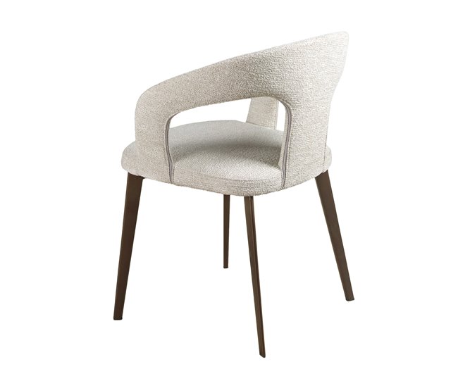 ANGEL CERDA Cadeira em tecido Castanho