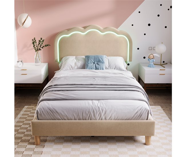 Camas individuais 101x197 Bege