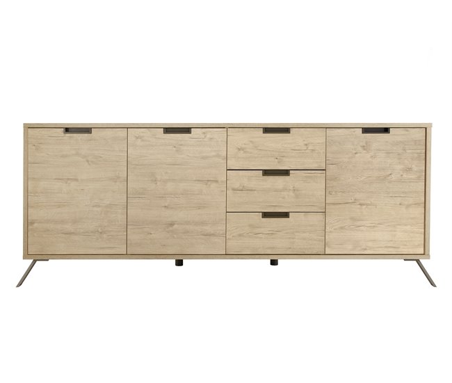 Aparador PALMA com 3 portas cor carvalho Carvalho