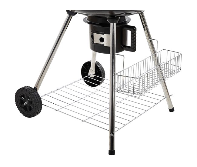 Beliani Barbacoa de carbón MARAPI Preto