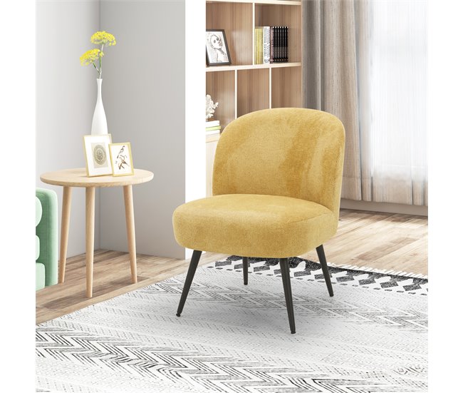 Cadeirão decorativo KITTY Amarelo