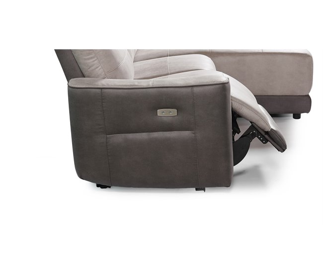 Chaise longue relax eléctrico MOON Cinza