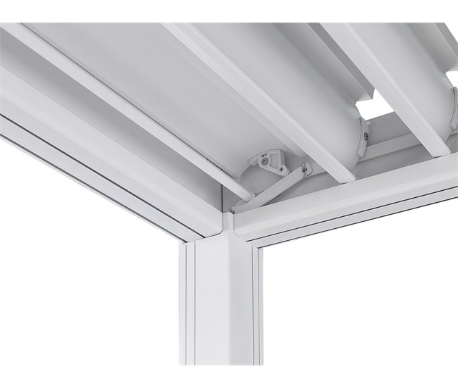 Beliani Pérgola de jardim FORNOLI 310x310 Branco
