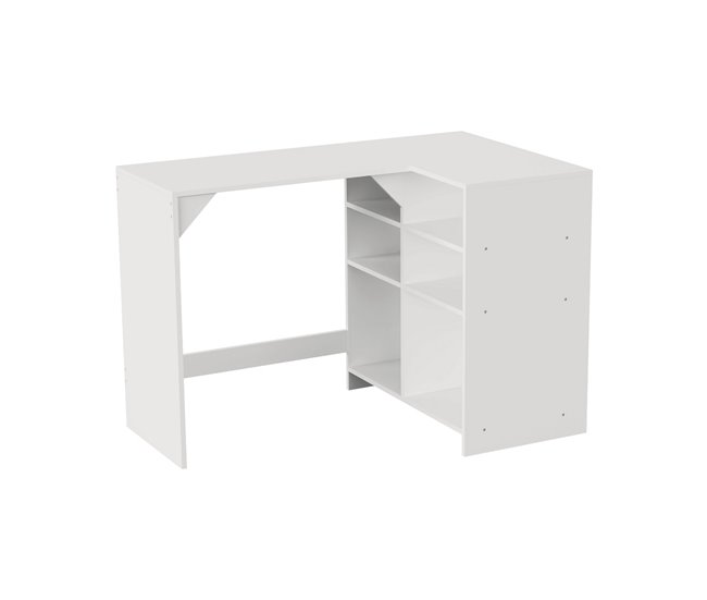 Secretária de Canto Reversível SpaceQub 67x110 Branco