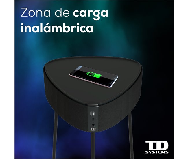Altifalante Mesa Bluetooth 20W - TD Systems SM20B11PGO Cinza Escuro