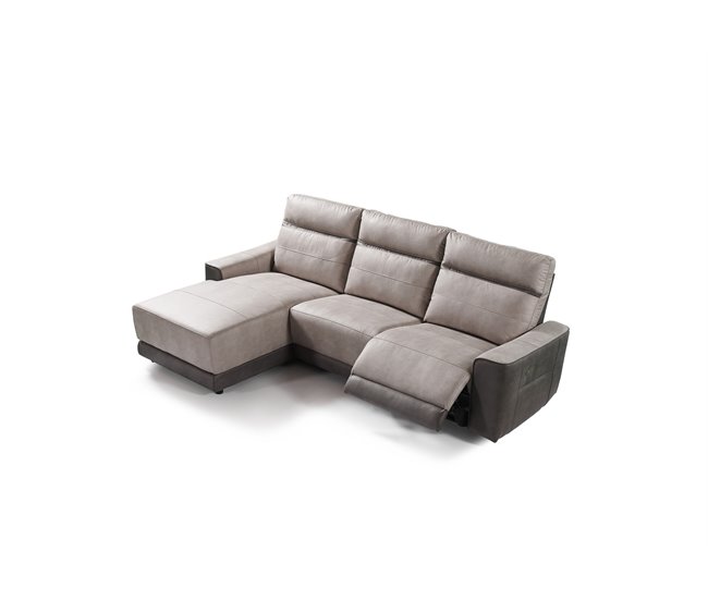 Chaise longue relax eléctrico MOON Cinza