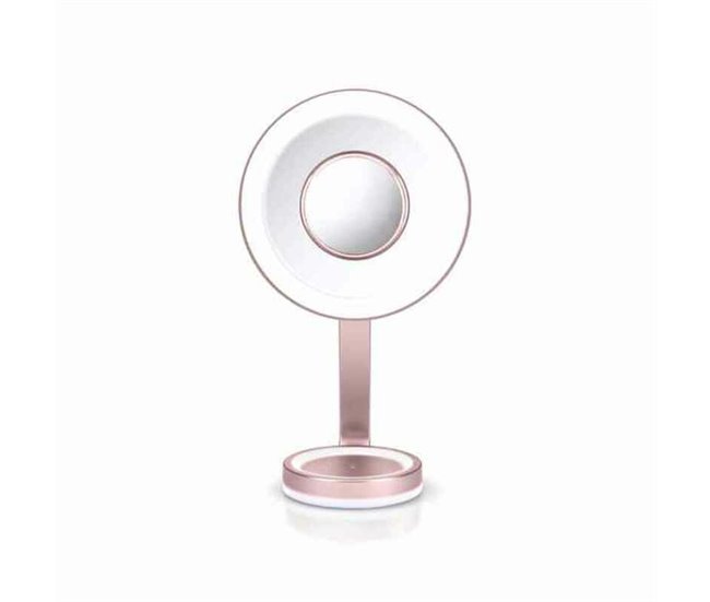 Espelho de Aumento com LED 9450E Rosa