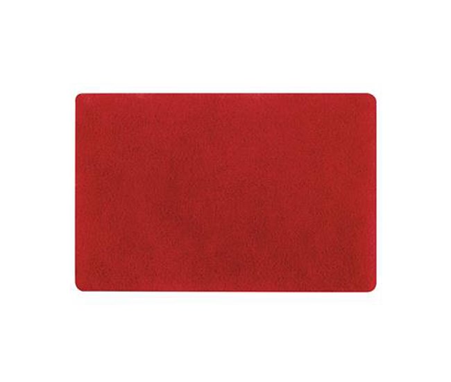 Coleção fina de Spirella, tapete de banheiro 90x60 Vermelho