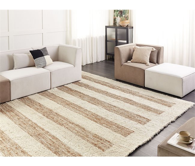 Beliani Entrelaçado ZIARAT 300x400 Bege