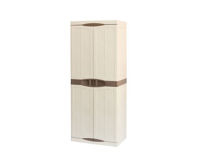 Armário exterior em PVC Bege
