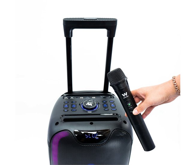 Altifalante Bluetooth portátil com microfone Rock'n'Roller ST Preto