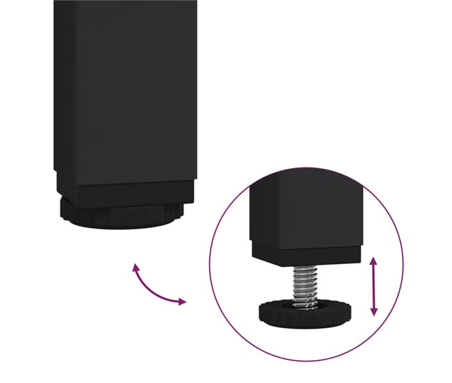 Aparador buffet cómoda armario mueble organizador cocina salón salón Preto