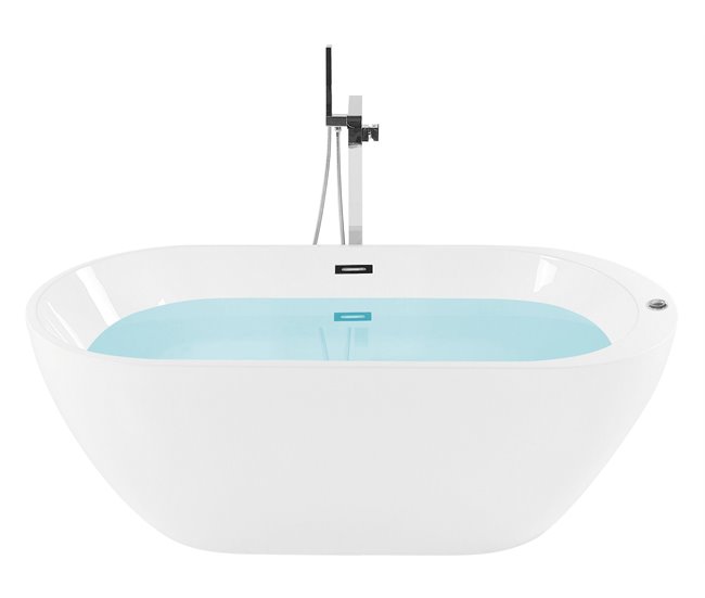 Beliani Banheira de interior NEVIS 80x170 Branco