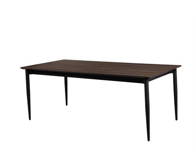 Mesa de jantar extensível OLYMPIA castanha Castanho