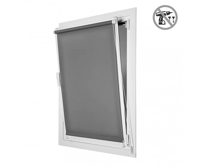 Estores Translúcidos EasyFix, estore de rolo instalação sem furar 