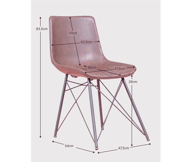 Conjunto de 2 cadeiras vintage - Jules Castanho