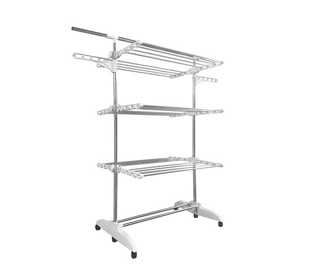 Varal XXL Dobrável Premium Slim Nyana Home | 6 Níveis Branco