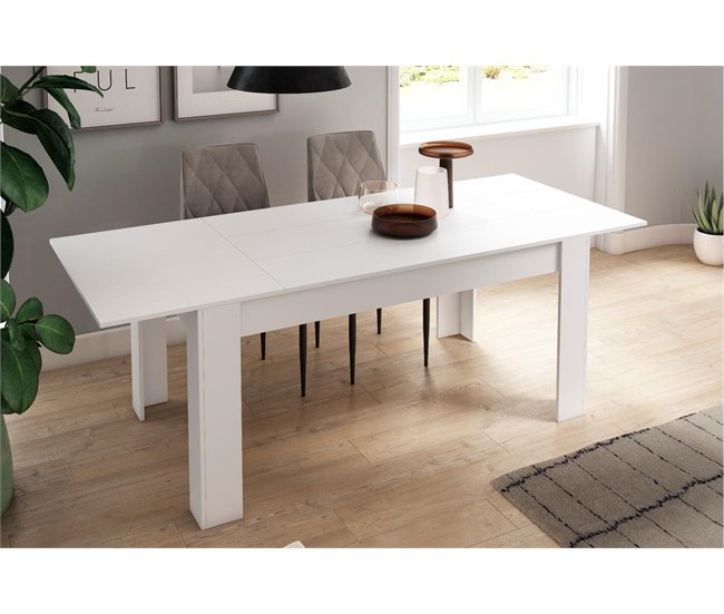  Mesa extensível KAI até 200 cm - 76 x 140 x 90 cm 140 Branco