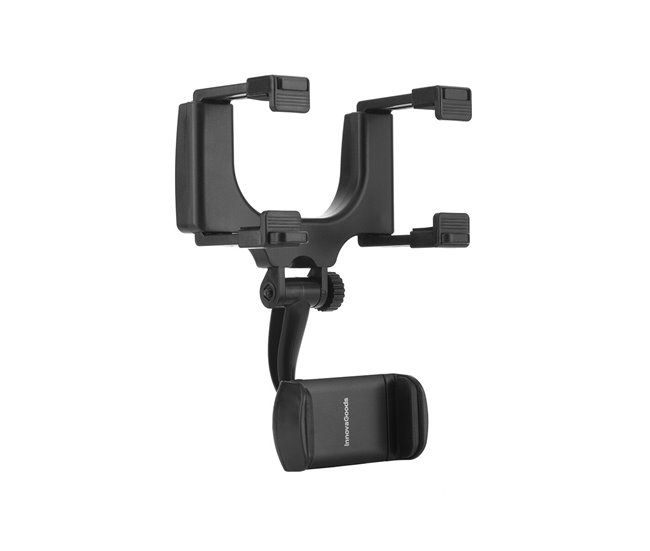 Suporte de Smartphone para o Espelho Retrovisor Preto