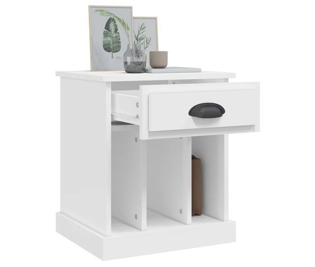 Soluna Home - Mesitas De Noche Verónica Paz 2 peças 43 Branco