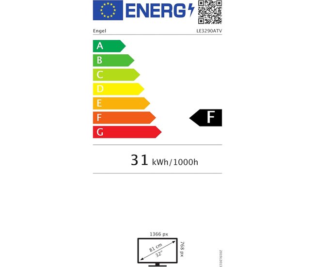 TV ENGEL LE90A Smart TV Preto