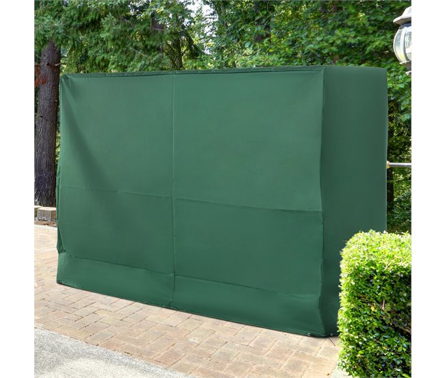 Capa para Baloiço de Jardim Tecido Oxford Outsunny Verde