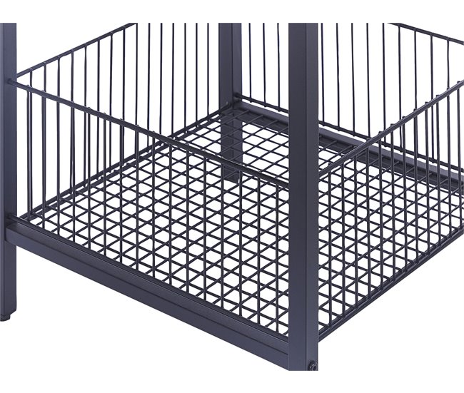 Beliani Mesa de apoio KENNER 40x40 Castanho