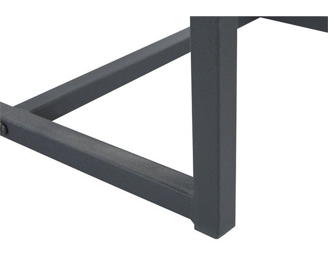 Beliani Conjunto de comedor FLIXTON Castanho