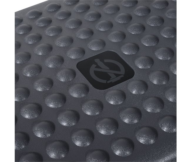 Apoio de pés Plástico HIPS HOMCOM Cinza