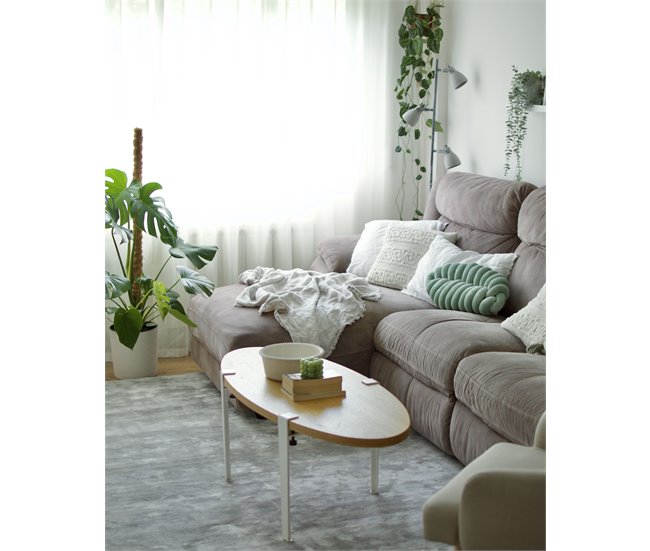 Beliani Pelos curtos GESI II 200x300 Cinza Claro