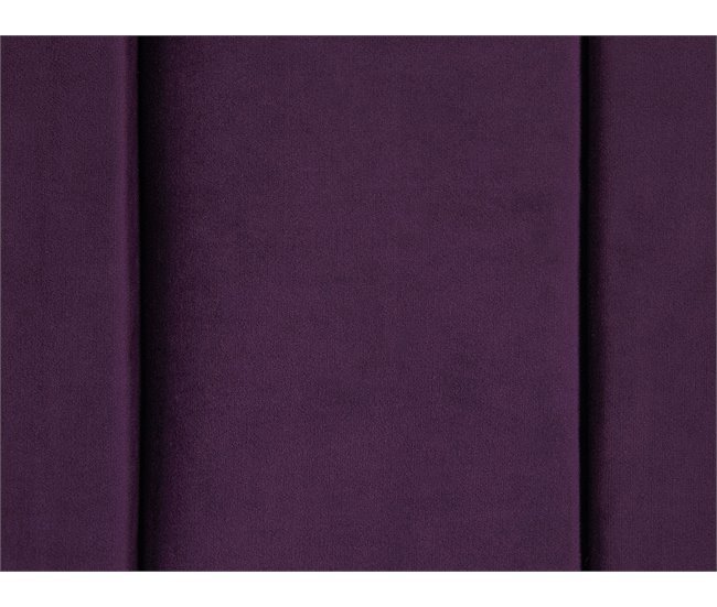 Beliani Cama com estrado Veludo NOYERS 170x247 Azul Marino