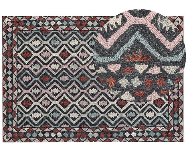Beliani Pelos curtos HAYMANA 160x230 Multicor