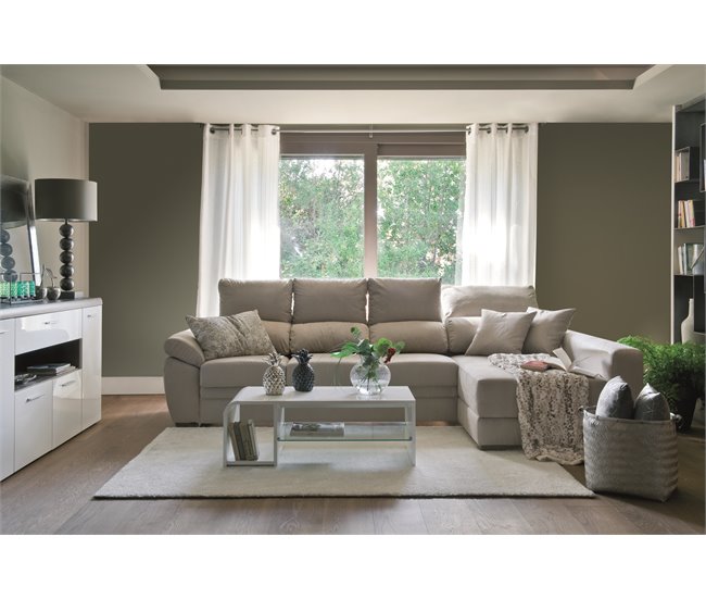 Chaise longue ARGOS Bege