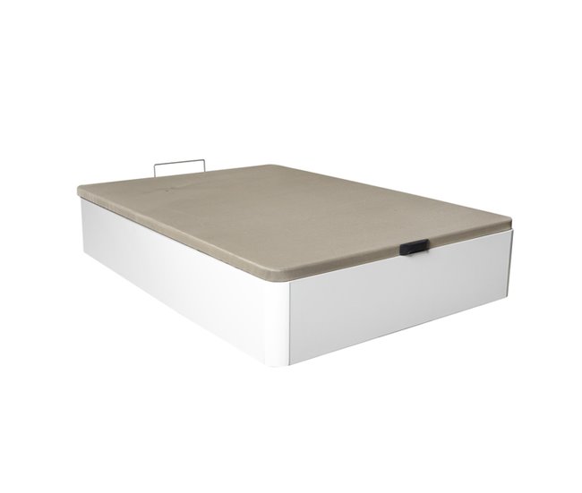Canapé com colchão com mesinha de cabeceira 150x190 Branco