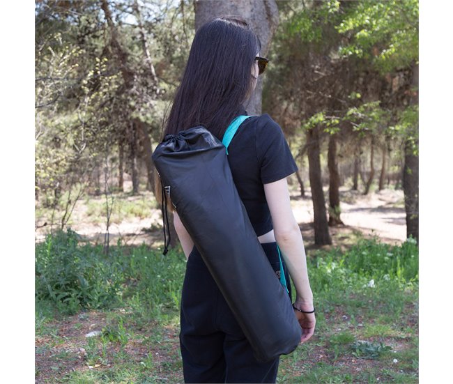 Aktive Mesa de acampamento dobrável com porta-copos Preto