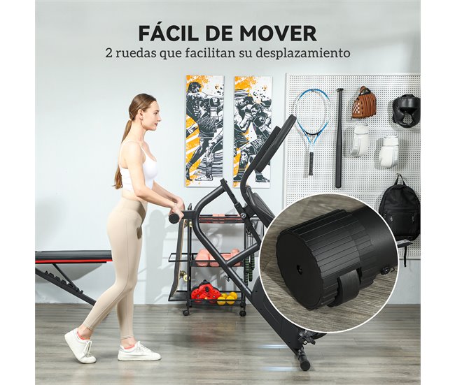 Bicicleta Estática Aço e ABS SPORTNOW Preto