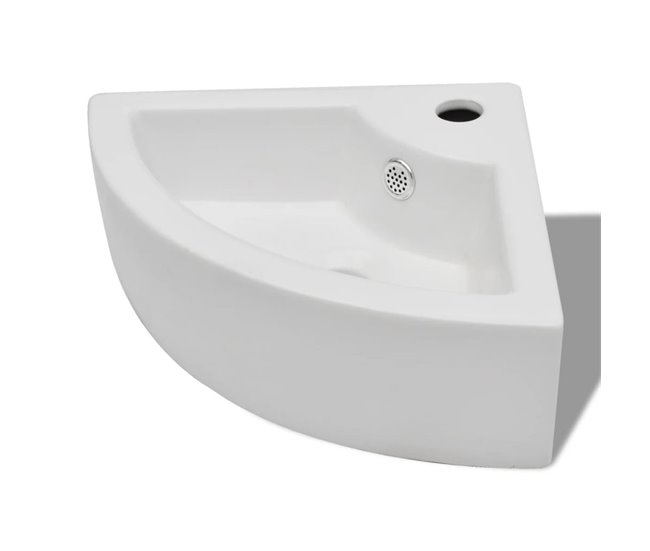 Lavatório - Lavabo - Pia de banheiro com extravasamento Branco
