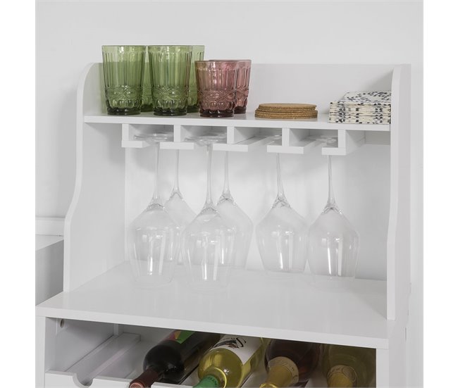 Aparador de cozinha FSB24-W SoBuy Branco