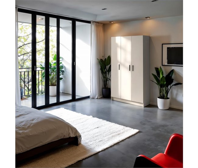 Armario Multi Useful HS 110 3 Puertas 108 Branco