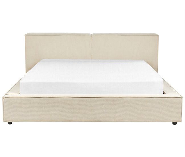 Beliani Cama Bombazine LINARDS 230x242 Bege