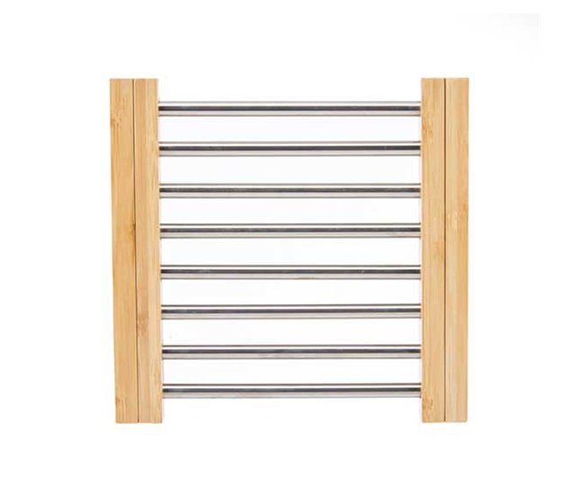 Base extensível de bambu coleção KINVARA Castanho