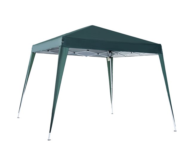 Tenda Dobrável Aço e Tecido Oxford Outsunny 240x240 Verde